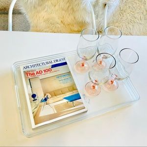 Pink Tone Wine Glasses set of 4